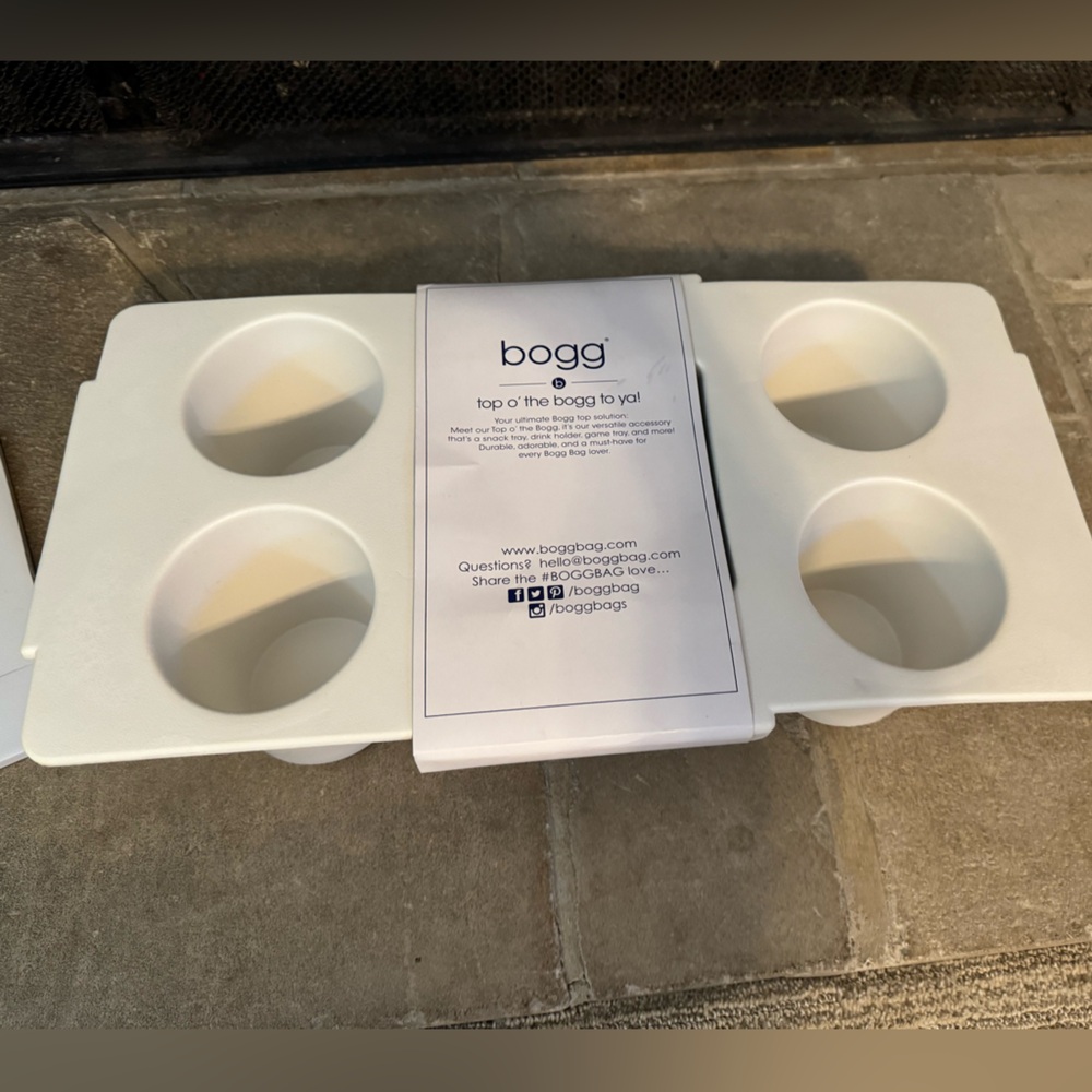 BOGG BAG White Foam 6-Cup Tote Insert Accessory